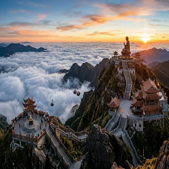 Le Grand Bouddha du mont Fansipan : un joyau spirituel à 3 143 mètres
