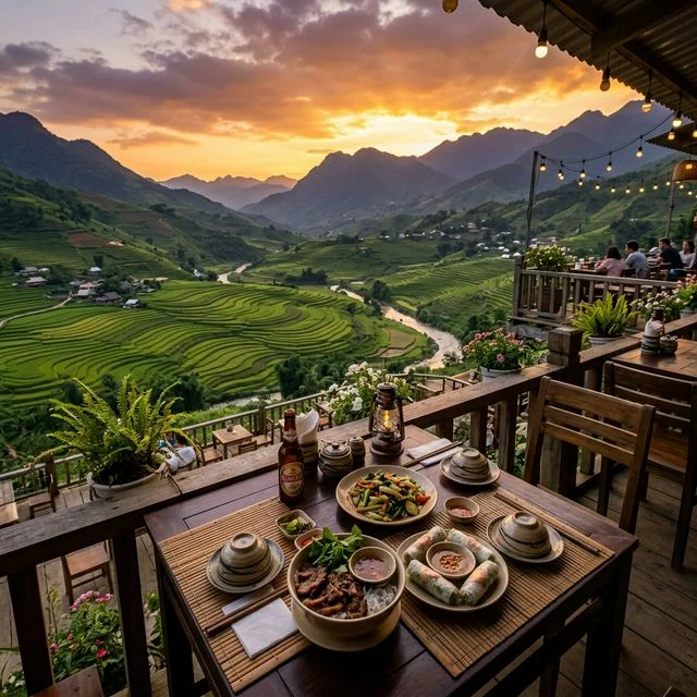 Les meilleurs hôtels avec vue sur la montagne dans le centre de Sapa