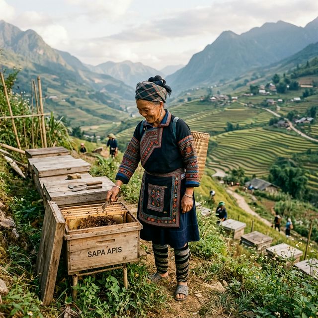 Femme Giáy portrait