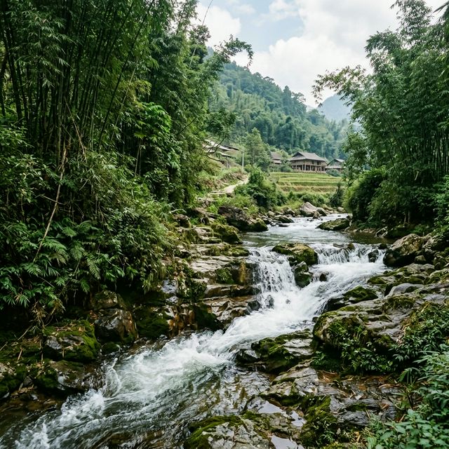 Cascades de Bản Hồ Sapa